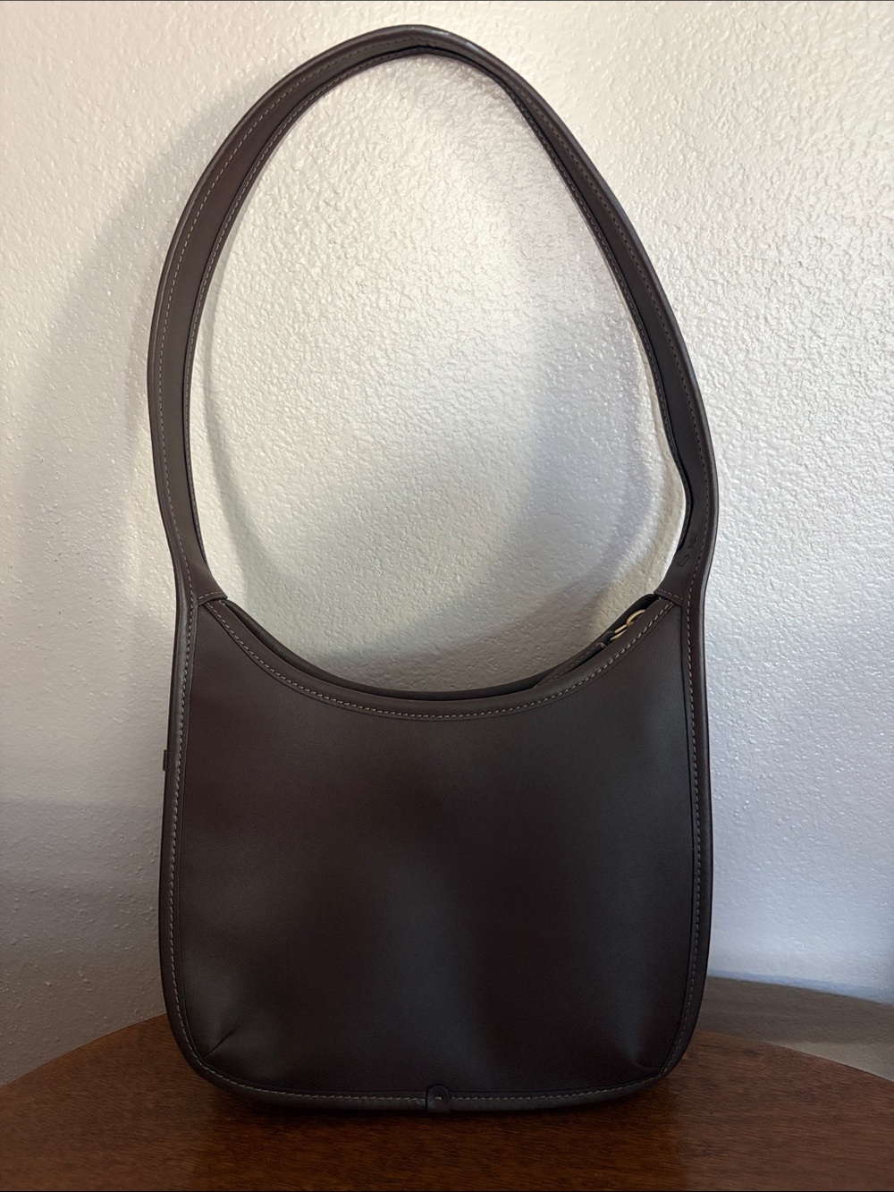 Coach The Curve Zip Bag Maple Shoulder Purse